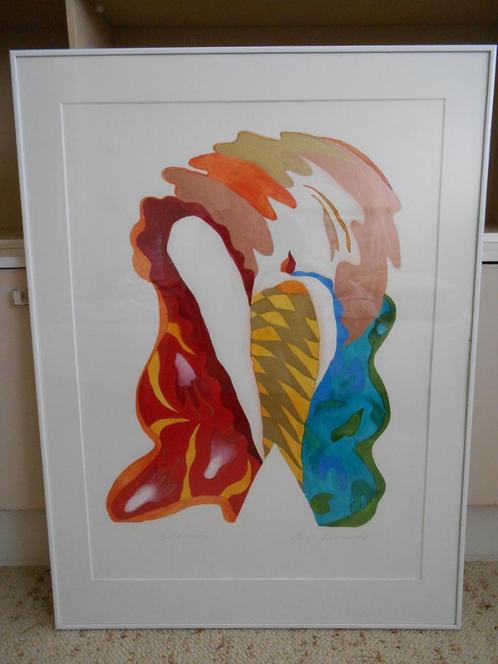 schilderij José Fernanda Revides "geheimen", Antiek en Kunst, Kunst | Schilderijen | Klassiek, Ophalen