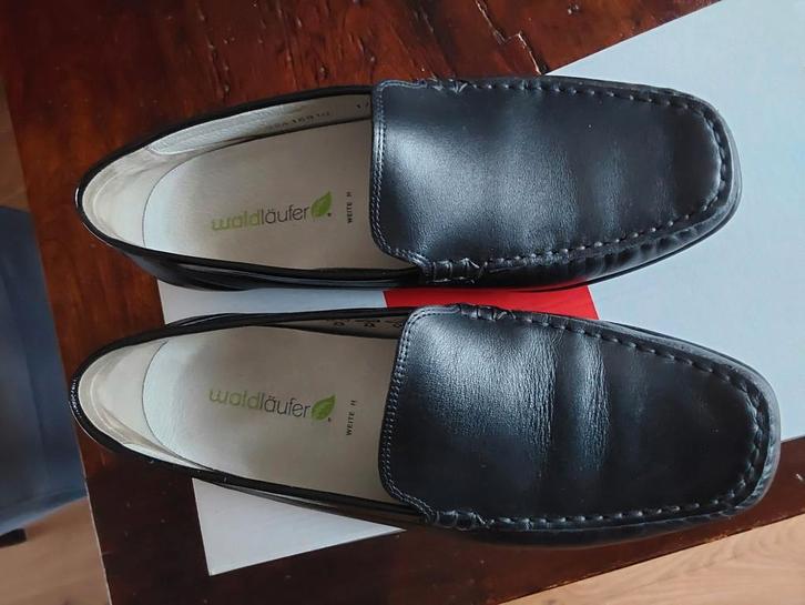 Damesschoenen - Instappers - Waldlaufer, Kleding | Dames, Schoenen, Zo goed als nieuw, Instappers, Zwart, Ophalen