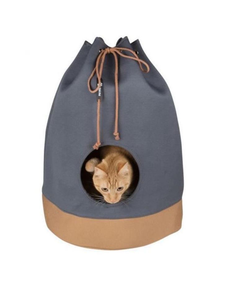 Katten zak / mand, Dieren en Toebehoren, Kattenmanden, Zo goed als nieuw, Polyester, Ophalen of Verzenden