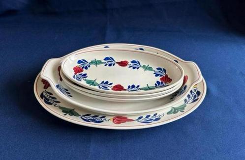 Boerenbont  5 delige schalenset, Huis en Inrichting, Keuken | Servies, Schaal of Schalen, Boerenbont, Aardewerk, Ophalen of Verzenden