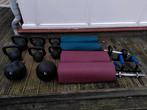 Fitness set: Kettlebells, Matjes, Medicine ballen, Ophalen, Gebruikt, Armen, Kettlebell