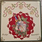 kerstkaart borduur, Hobby en Vrije tijd, Kaarten | Zelfgemaakt, Ophalen of Verzenden, Nieuw, Kerst