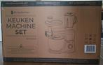 KitchenBrothers Keukenmachine Set - Antraciet, 4 liter of meer, Nieuw, 3 snelheden of meer, Ophalen of Verzenden