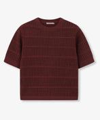 Sissy-Boy donkerrode open gebreide trui maat m, Maat 38/40 (M), Sissy-Boy, Ophalen of Verzenden, Zo goed als nieuw