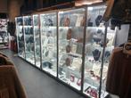 Aluminium / glas vitrine, Ophalen of Verzenden, Zo goed als nieuw