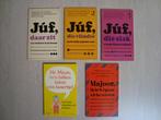 Juf 1, 2 en 3, humor, H. Hoving, 5 stuks boeken in 1 koop, Ophalen, Gelezen, Overige