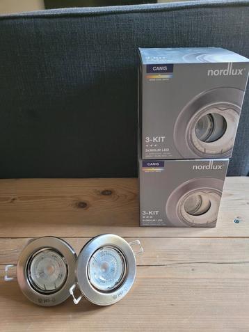 Nordlux Canis Inbouwspots - 8 stuks RVS beschikbaar voor biedingen