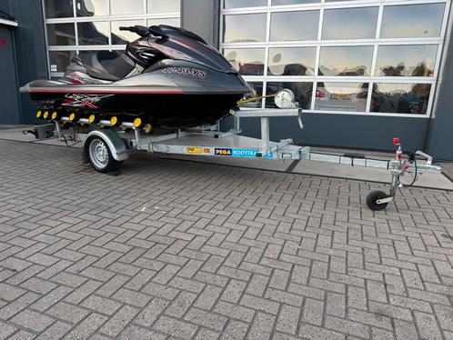 Pega custom tandem Jetski trailer zeer luxe uitvoeing !, Watersport en Boten, Boottrailers, Nieuw, Jetskitrailer, Minder dan 1500 kg