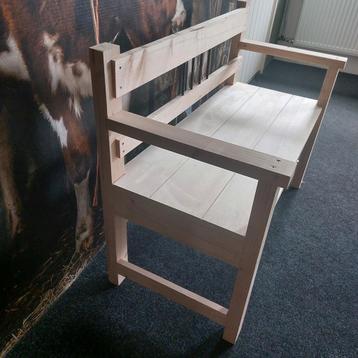 Kinderbankje - Onbehandeld Hout beschikbaar voor biedingen