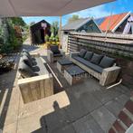Steigerhout Hoekbank Tuinbank Tuinset Tuinmeubelen Loungeset, Ophalen of Verzenden, Steigerhout, Hocker, Loungeset