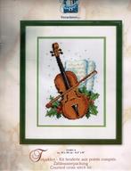 Cado vervaco borduurpakket, viool laatste, Hobby en Vrije tijd, Borduren en Borduurmachines, Ophalen of Verzenden, Nieuw, Handborduren