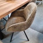 Eetkamerstoelen Clint stof H&H, Huis en Inrichting, Ophalen, Overige kleuren, Nieuw, Vijf, Zes of meer stoelen