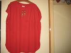 Rode blouse. 54, Doris Streich (345), Ophalen of Verzenden, Zo goed als nieuw, Rood, Blouse of Tuniek