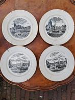 4 x bord Petrus Regout: Arnhem, Zierikzee, Utrecht, Antiek en Kunst, Ophalen of Verzenden