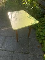 Bijzonder gevormde vintage tafel, Gebruikt, 55 tot 75 cm, Hout, Ophalen