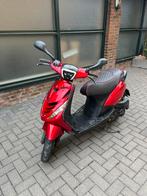 Zip 4t brom Candy Red, Fietsen en Brommers, Scooters | Piaggio, Ophalen, Gebruikt, Maximaal 45 km/u, Zip