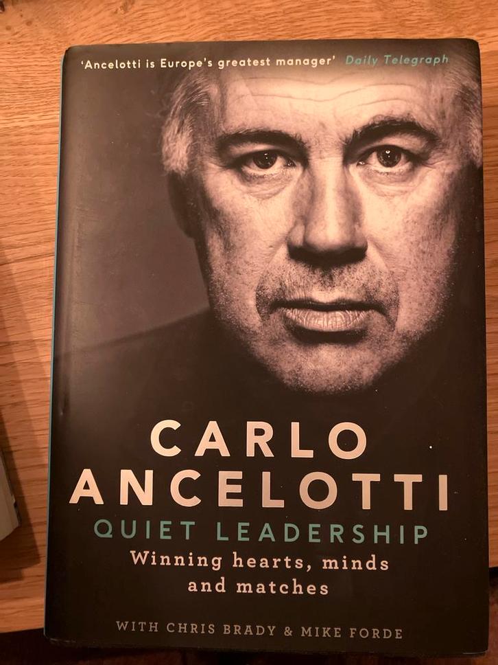 Carlo Ancelotti: Quiet Leadership - Boek, Boeken, Biografieën, Zo goed als nieuw, Sport, Ophalen of Verzenden