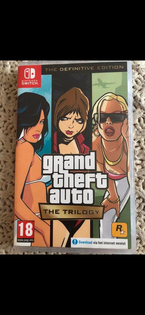 Grand Theft Auto: The Trilogy Definitive Edition, Spelcomputers en Games, Games | Nintendo Switch, Zo goed als nieuw, Overige genres