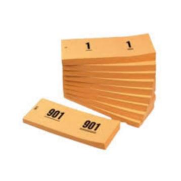 cloakroom tickets Oranje garderobe tickets beschikbaar voor biedingen