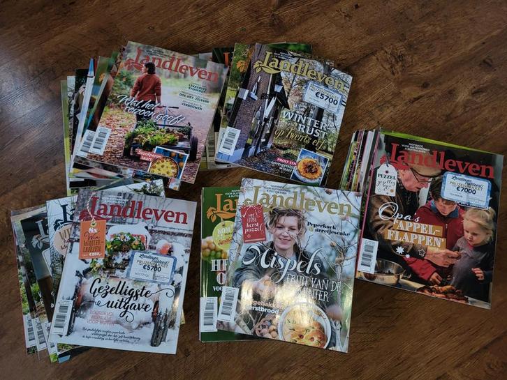 Diverse jaargangen Landleven (2013- 2014, 2016-2019 en 2021), Boeken, Tijdschriften en Kranten, Gelezen, Ophalen of Verzenden