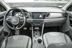 Kia Niro 1.6 GDi Hybrid DynamicPlusLine (bj 2019, automaat), Auto's, Gebruikt, Zwart, Blauw, Leder en Stof
