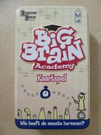 Kaartspel Big Brain Academy, in blikken doos., Een of twee spelers, Ophalen of Verzenden, Zo goed als nieuw, University Games