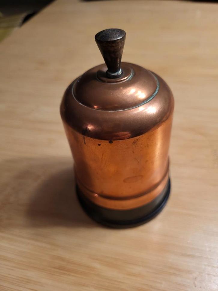 Vintage Koperen sigarettenhouder, Huis en Inrichting, Keuken | Keukenbenodigdheden, Gebruikt, Ophalen