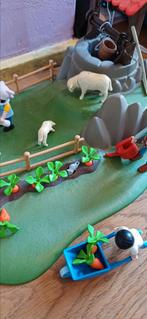 Weiland put schapen en koe playmobil, Ophalen of Verzenden