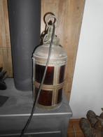 koperenlamp, Ophalen of Verzenden, Zo goed als nieuw, Glas