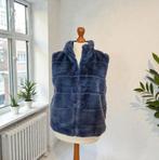 Freequent bodywarmer faux fur middenblauw mt XL, Kleding | Dames, Bodywarmers, Freequent, Maat 46/48 (XL) of groter, Nieuw, Verzenden
