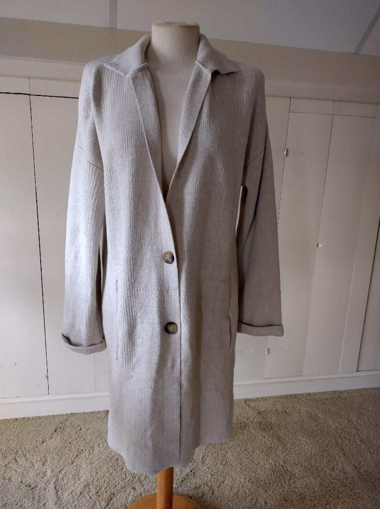 Zara knit vest ecru beige S zgan, Ophalen of Verzenden, Zo goed als nieuw, Maat 36 (S), Zara