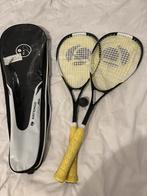 Artengo squash rackets set, Racket, Ophalen of Verzenden, Met hoes, Zo goed als nieuw