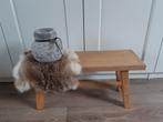 Houten bankje 60x20x31, Ophalen of Verzenden, Nieuw, Hout