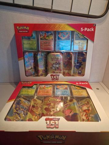 Pokemon 151 mini tins costco / USA exclusive 2x beschikbaar voor biedingen