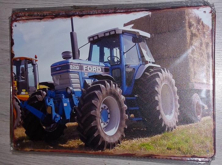 Metalen Wandbord Ford Tractor - Nieuw 20x30cm, Hobby en Vrije tijd, Modelauto's | 1:32, Nieuw, Tractor of Landbouw, Overige merken