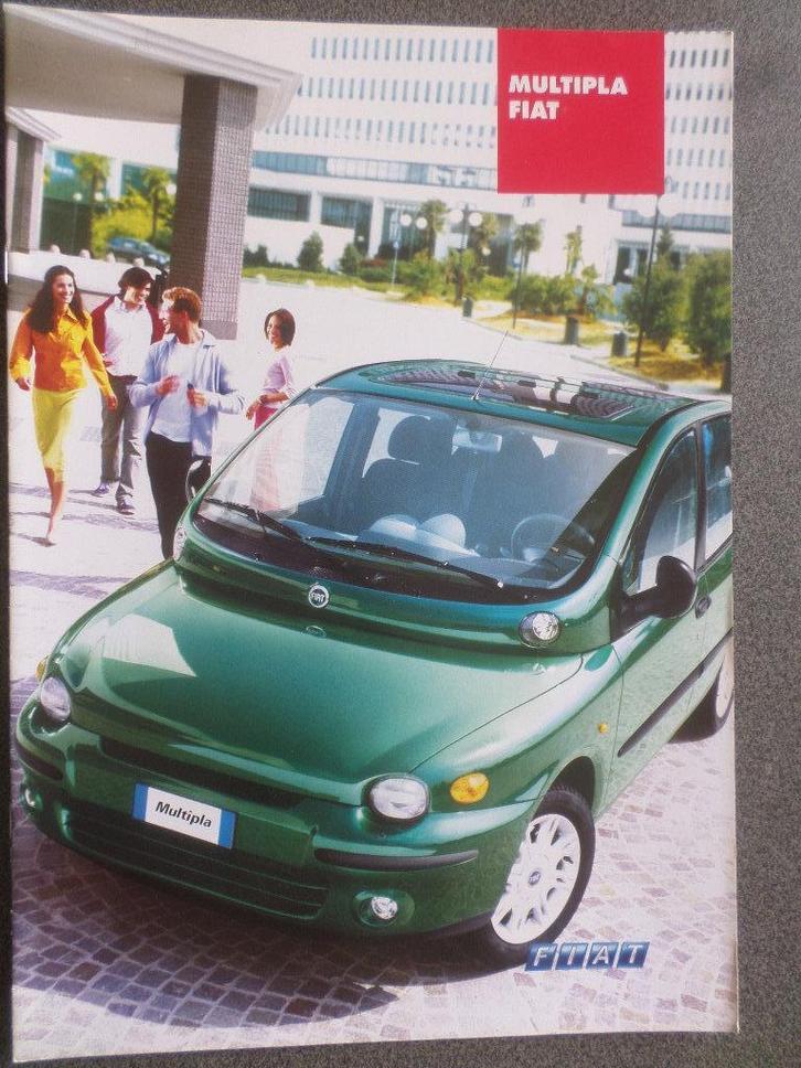 Fiat Multipla 2003 Brochure, Boeken, Auto's | Folders en Tijdschriften, Zo goed als nieuw, Overige merken, Ophalen of Verzenden