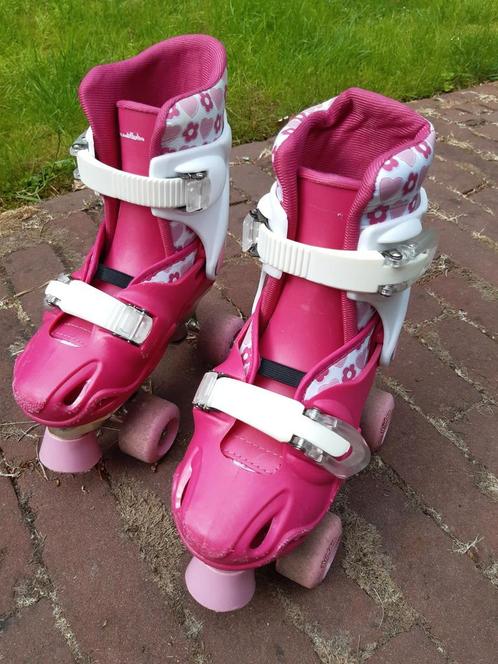 Rolschaatsen Nijdam in maat verstelbaar, Kinderen en Baby's, Speelgoed | Buiten | Rolschaatsen, Zo goed als nieuw, Verstelbaar