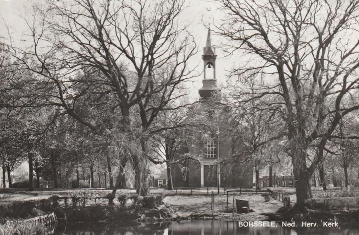 BORSSELE Ned. Herv. Kerk, Verzamelen, Ansichtkaarten | Nederland, Gelopen, Zeeland, 1960 tot 1980, Verzenden