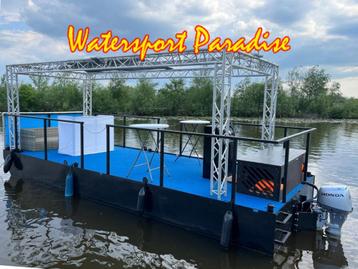 Partyboot Staal pontoon (bj 2023) beschikbaar voor biedingen