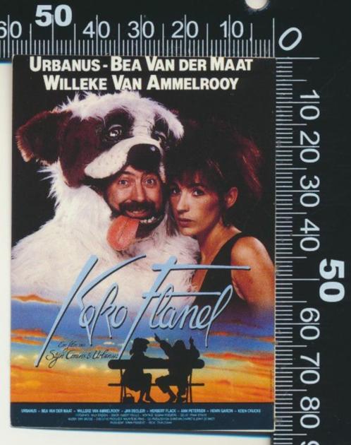 Sticker: Koko Flanel - Urbanus - Bea van der Maat - Willeke, Verzamelen, Stickers, Zo goed als nieuw, Film, Tv of Omroep, Verzenden
