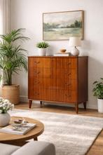 Prachtige vintage ladekast (mahonie hoogglans), Ophalen, Gebruikt, Vintage, 50 tot 100 cm