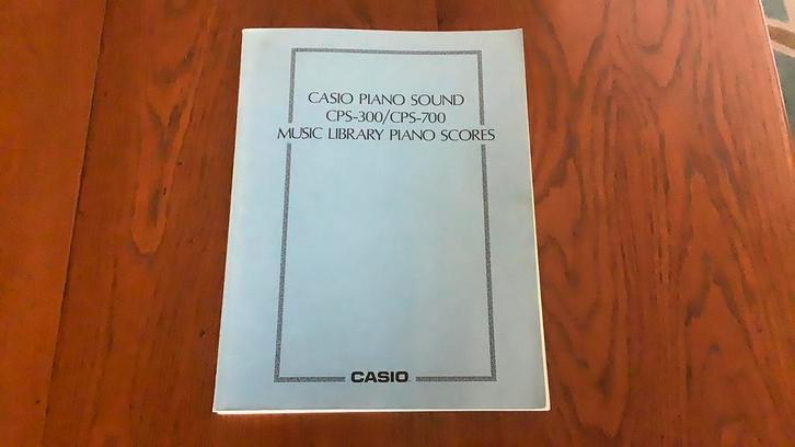 CASIO Piano Sound CPS-300/CPS-700 Music Library Piano  Book, Muziek en Instrumenten, Bladmuziek, Klassiek, Piano, Ophalen of Verzenden