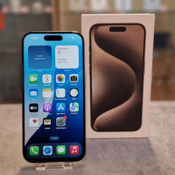 Apple iPhone 15 Pro 128GB Accu 100% iOS 18 | Natural Titaniu beschikbaar voor biedingen