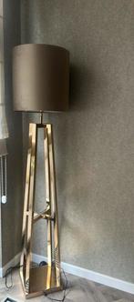 Colmore vloerlamp goud, Huis en Inrichting, Lampen | Vloerlampen, Strak, Ophalen of Verzenden, Zo goed als nieuw, 150 tot 200 cm