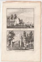 Blaauw Kapel gravure Spilman 2 afbeeldingen ca. 1750, Verzenden