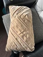 Sierkussen 50x30 - Beige met structuur, Huis en Inrichting, Ophalen of Verzenden, Zo goed als nieuw, Beige, Rechthoekig