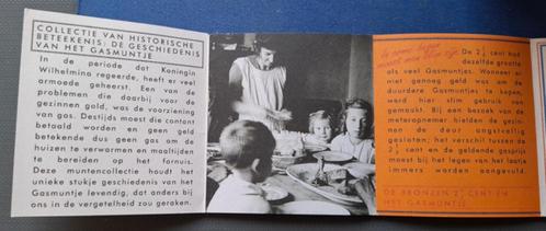 Nederland Wilhelmina in cassette met gaspenningen., Postzegels en Munten, Munten | Nederland, Setje, Koningin Wilhelmina, Zilver