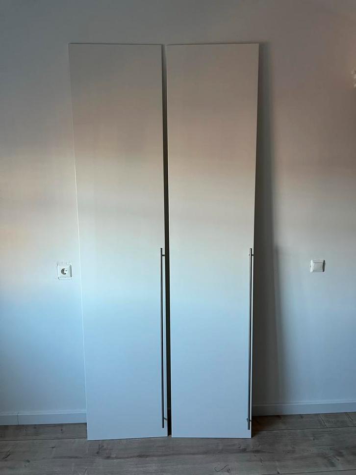 2x IKEA PAX Hoogglans Deuren met Lange Greep (50x229), Huis en Inrichting, Kasten | Kledingkasten, Gebruikt, 200 cm of meer, 50 tot 100 cm