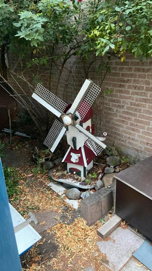 Molen 1,25 hoog tuindecoratie tuin molen tuinmolen, Tuin en Terras, Overige Tuin en Terras, Gebruikt, Ophalen
