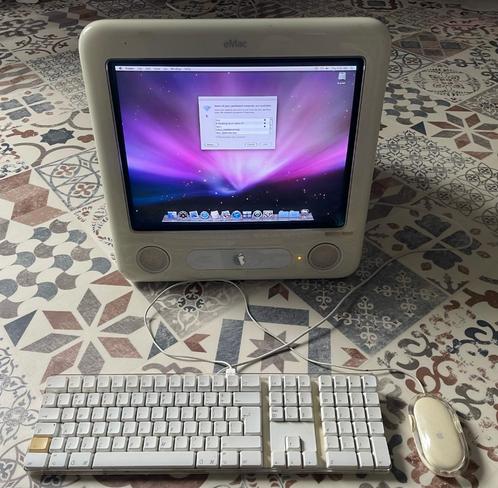 Apple eMac - 1 GHz PowerPC G4, Computers en Software, Apple Desktops, Gebruikt, Powermac, HDD, Minder dan 2 Ghz, Minder dan 4 GB